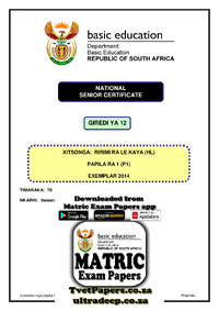 Xitsonga HL P1 Grade 12 Exemplar 2014.pdf